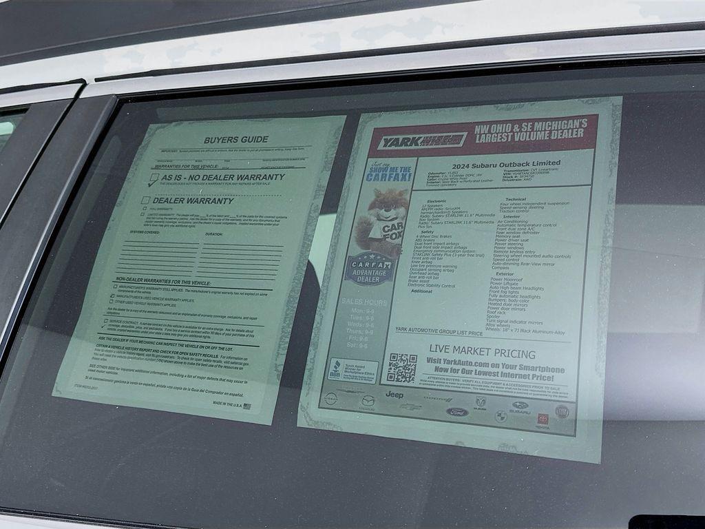 used 2024 Subaru Outback car, priced at $32,700