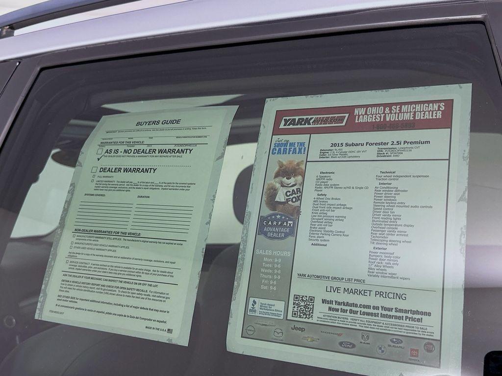 used 2015 Subaru Forester car, priced at $12,920