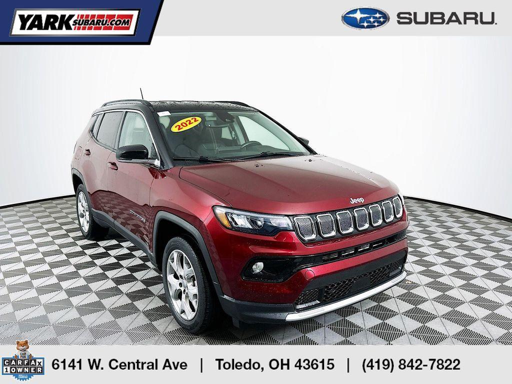 used 2022 Jeep Compass car, priced at $22,727