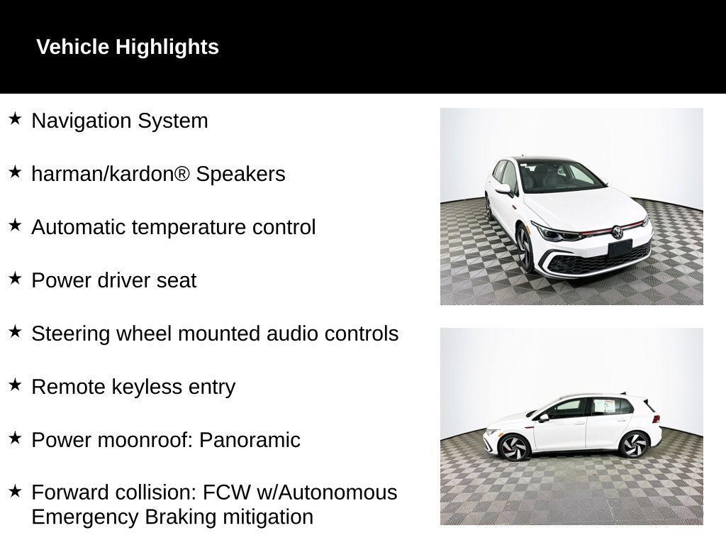 used 2023 Volkswagen Golf GTI car, priced at $26,000