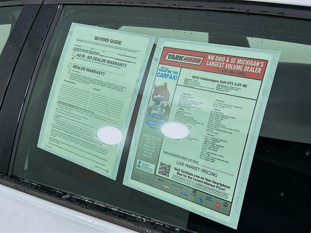 used 2023 Volkswagen Golf GTI car, priced at $26,000