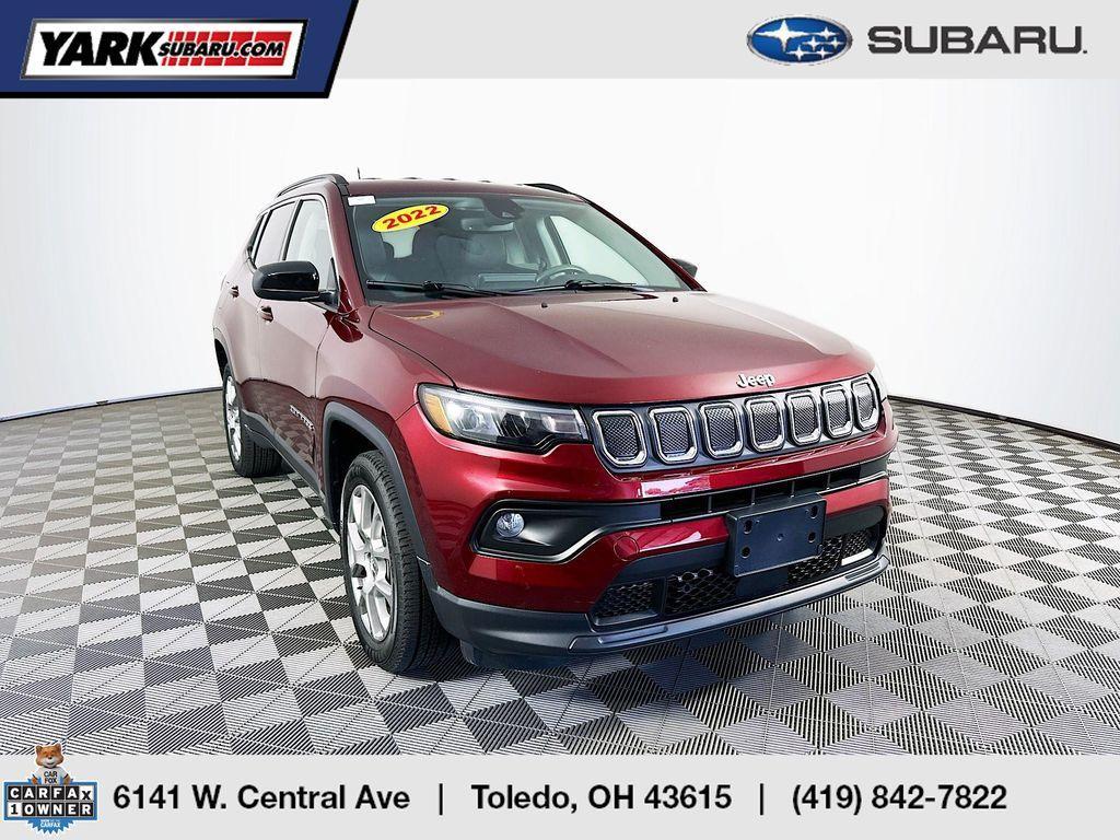 used 2022 Jeep Compass car, priced at $20,370