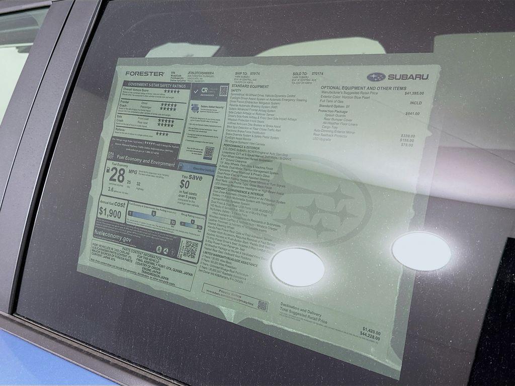 new 2025 Subaru Forester car, priced at $41,140