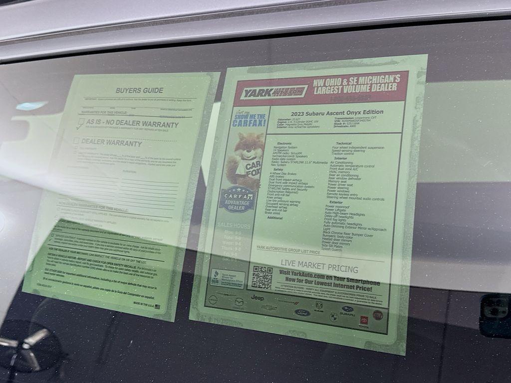 used 2023 Subaru Ascent car, priced at $36,216