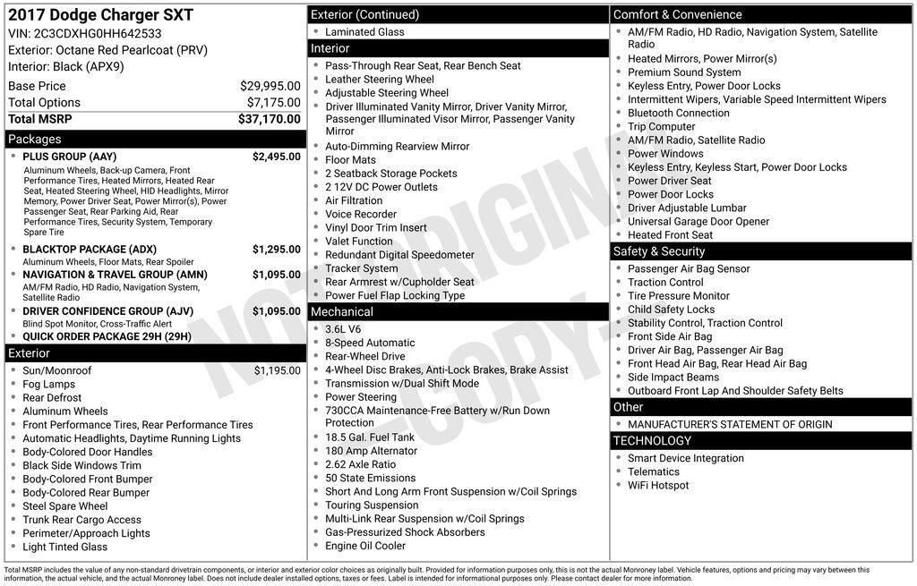 used 2017 Dodge Charger car, priced at $15,142