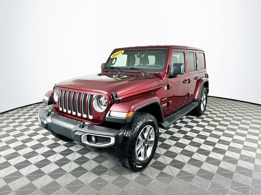 used 2021 Jeep Wrangler Unlimited car, priced at $28,427