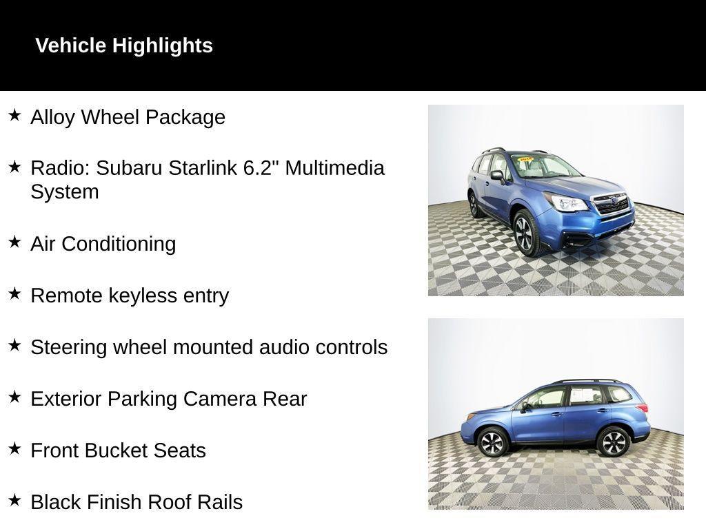 used 2018 Subaru Forester car, priced at $14,976