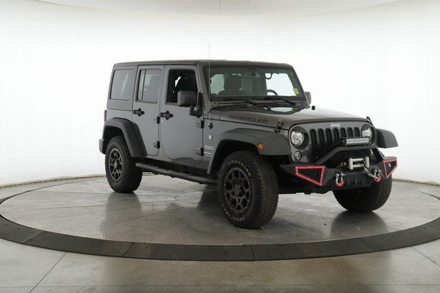 used 2018 Jeep Wrangler JK Unlimited car, priced at $14,900