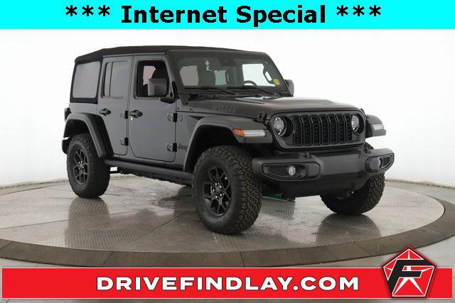 used 2024 Jeep Wrangler car, priced at $35,998