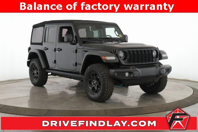 used 2024 Jeep Wrangler car, priced at $37,999