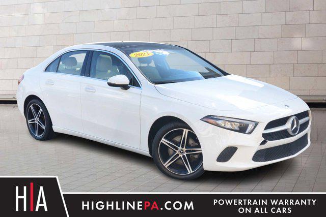 used 2021 Mercedes-Benz A-Class car, priced at $25,400