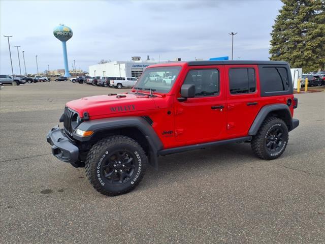 used 2021 Jeep Wrangler car, priced at $30,990