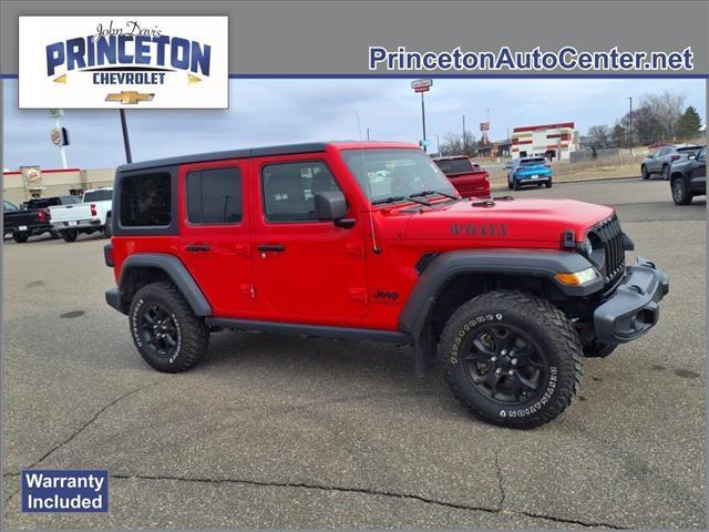 used 2021 Jeep Wrangler car, priced at $31,990