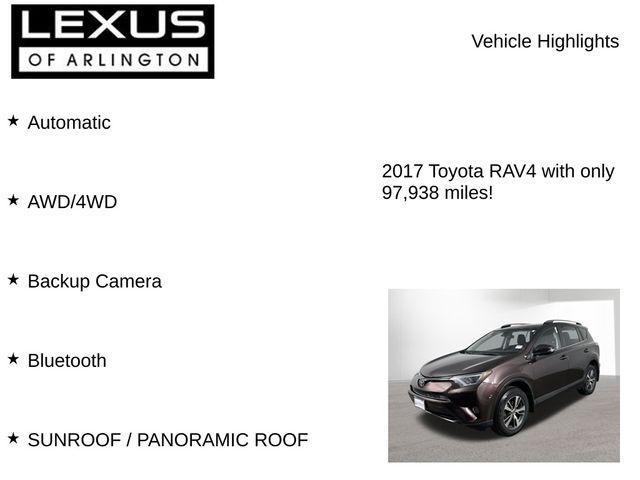 used 2017 Toyota RAV4 car, priced at $16,495