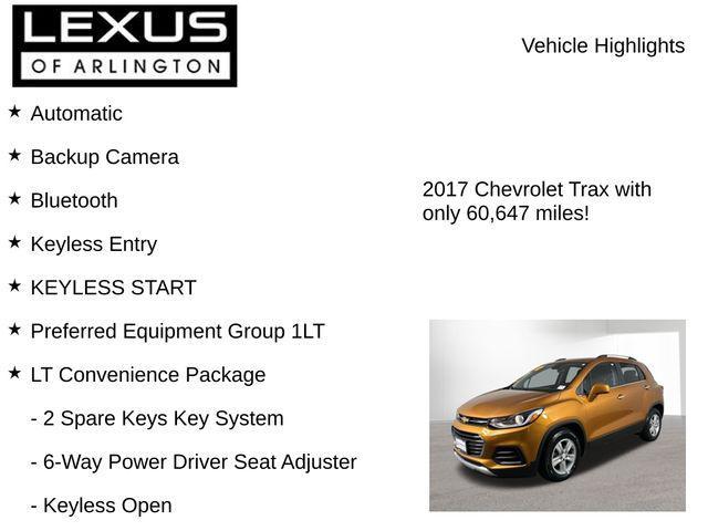 used 2017 Chevrolet Trax car, priced at $11,495