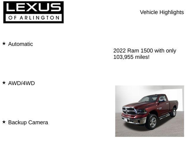 used 2022 Ram 1500 car, priced at $19,795