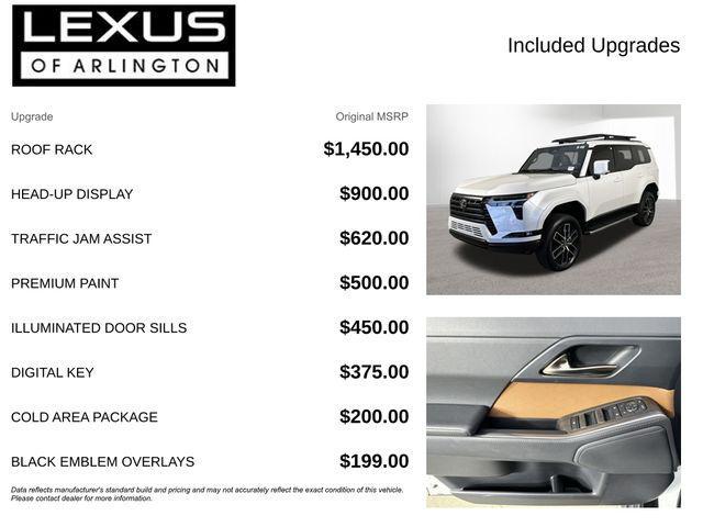 used 2025 Lexus GX 550 car, priced at $86,495