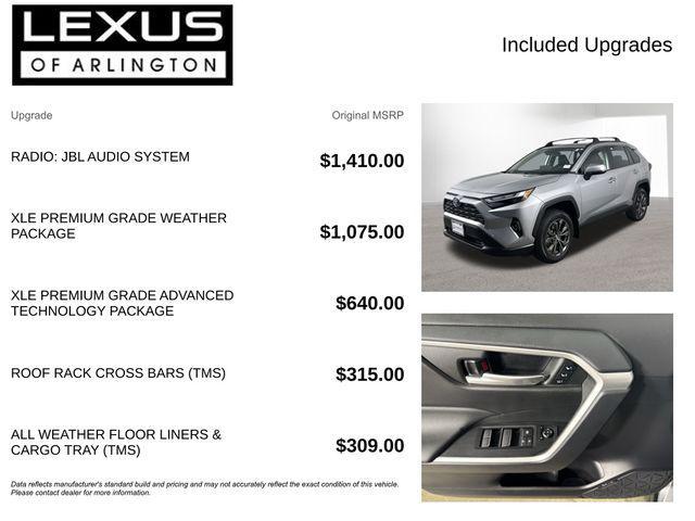 used 2023 Toyota RAV4 Hybrid car, priced at $32,895