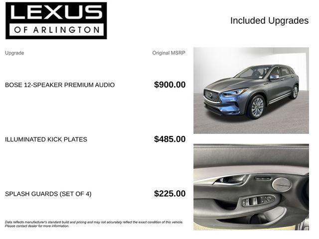 used 2023 INFINITI QX50 car, priced at $27,995