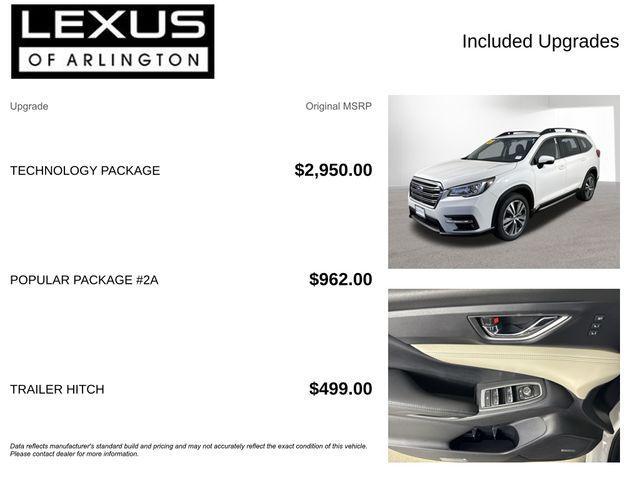 used 2020 Subaru Ascent car, priced at $24,995