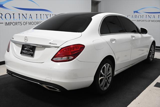 used 2017 Mercedes-Benz C-Class car, priced at $18,988