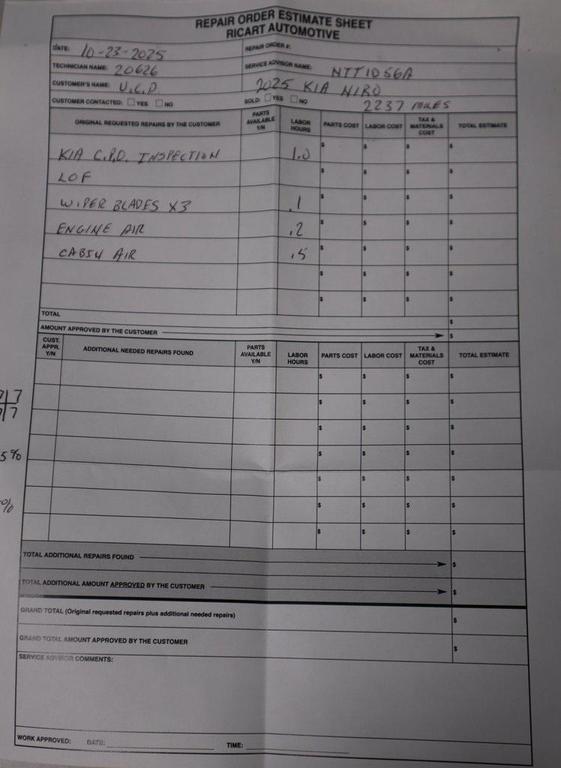 used 2025 Kia Niro car, priced at $26,087