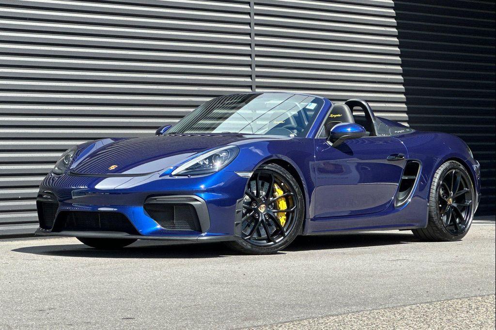 used 2022 Porsche 718 Spyder car, priced at $139,876