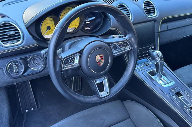 used 2022 Porsche 718 Spyder car, priced at $133,888