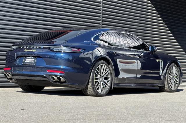 used 2022 Porsche Panamera e-Hybrid car, priced at $117,888