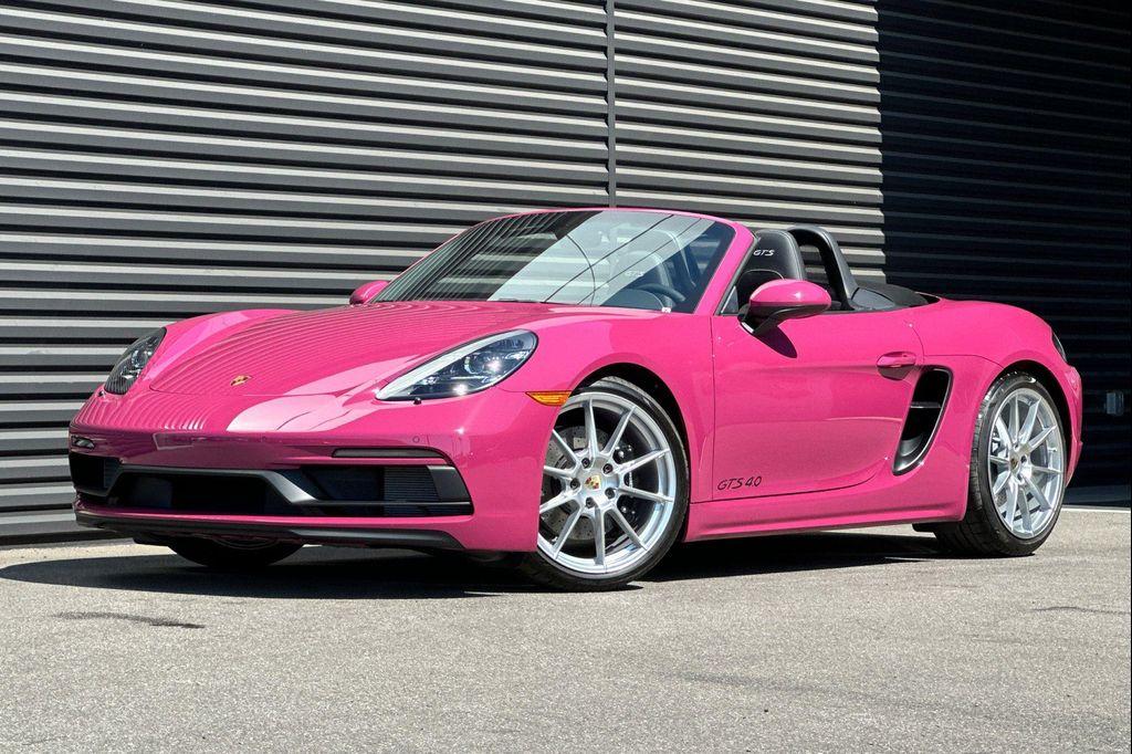 new 2025 Porsche 718 Boxster car, priced at $120,935