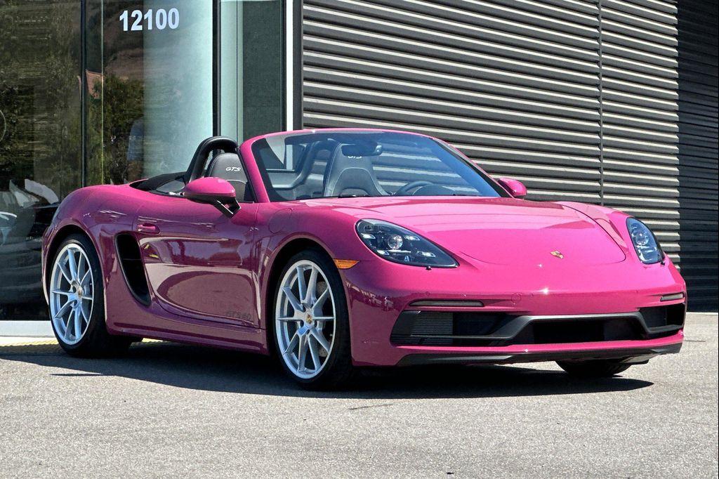new 2025 Porsche 718 Boxster car, priced at $120,935