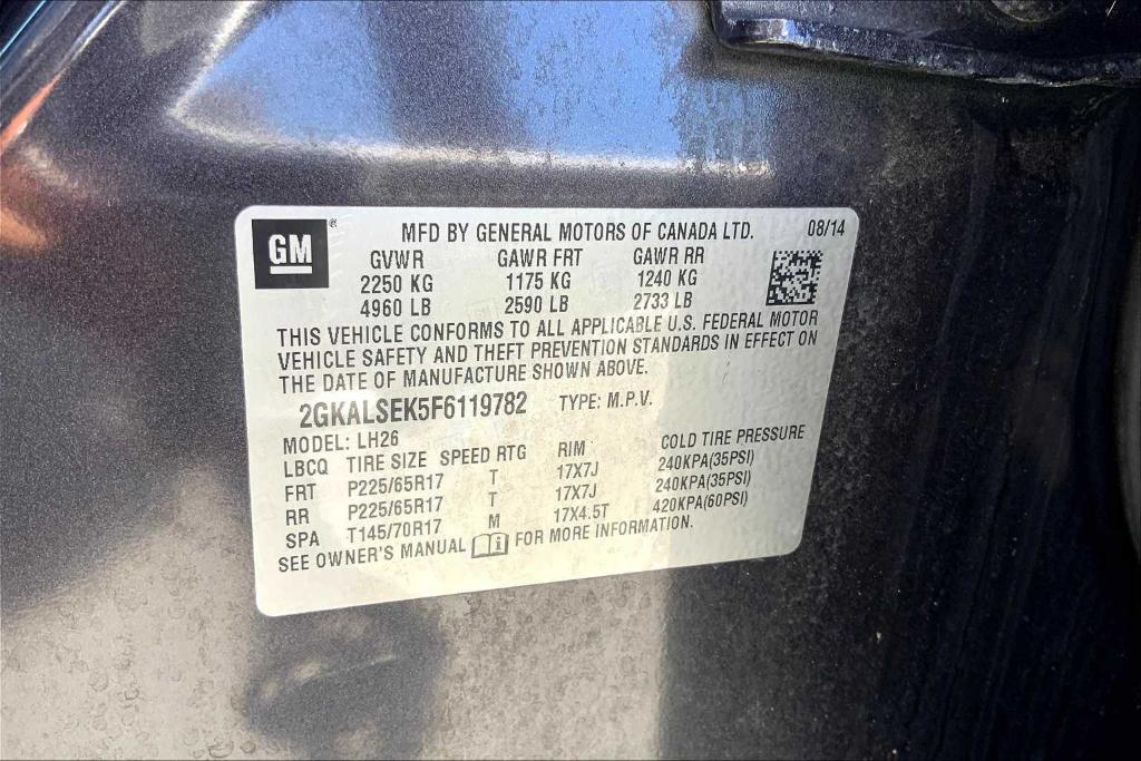 used 2015 GMC Terrain car, priced at $9,530