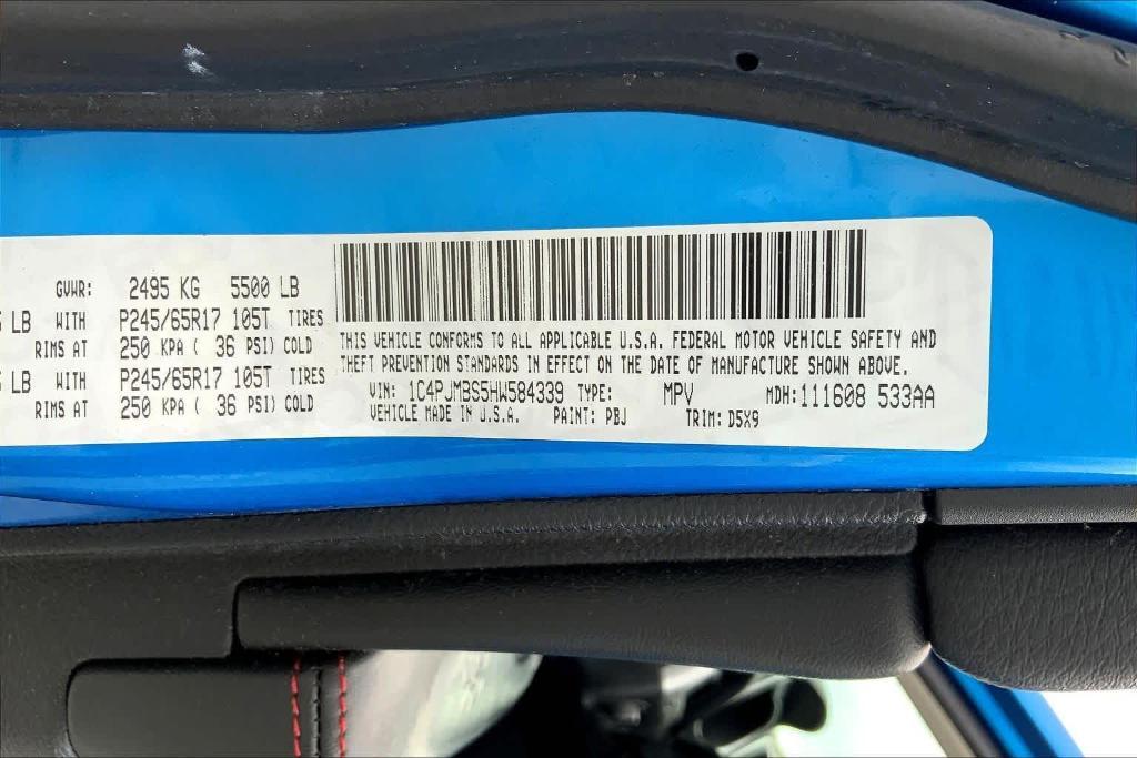 used 2017 Jeep Cherokee car, priced at $15,744