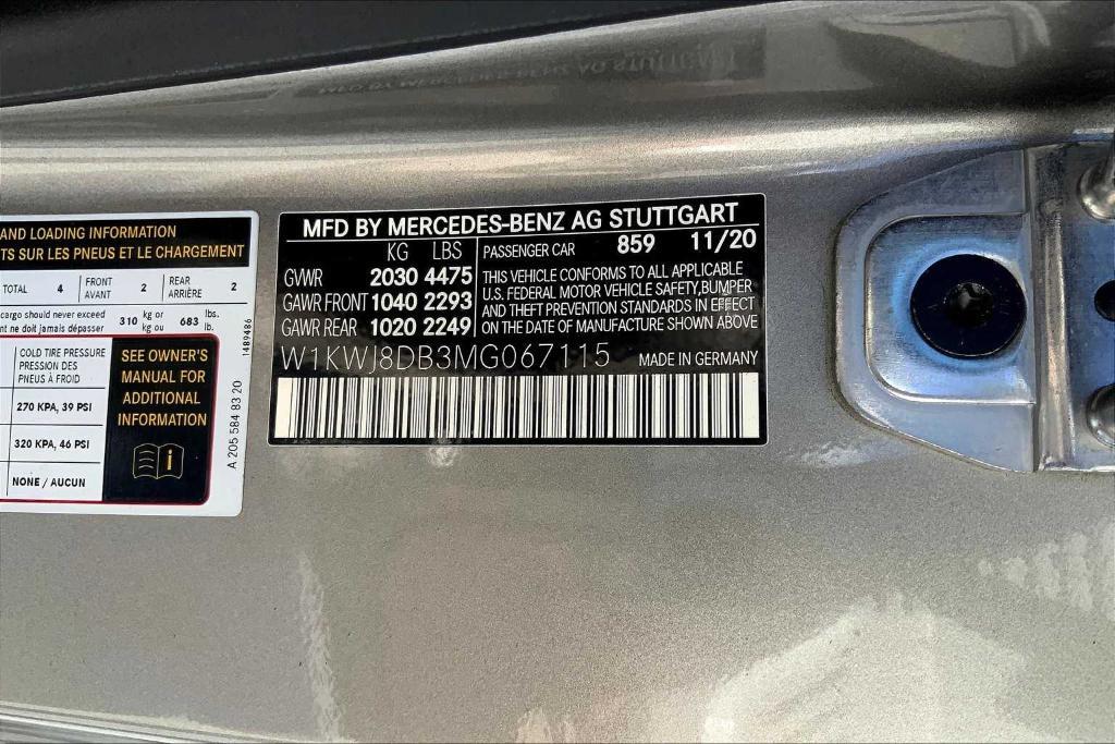 used 2021 Mercedes-Benz C-Class car, priced at $35,592