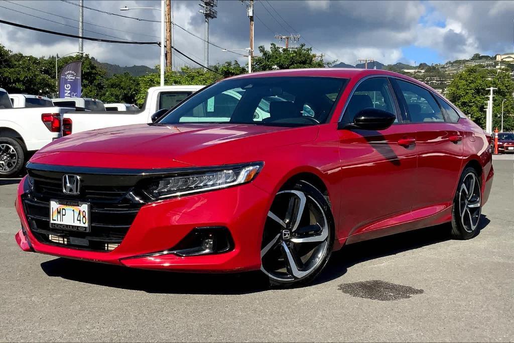 used 2022 Honda Accord car, priced at $27,707