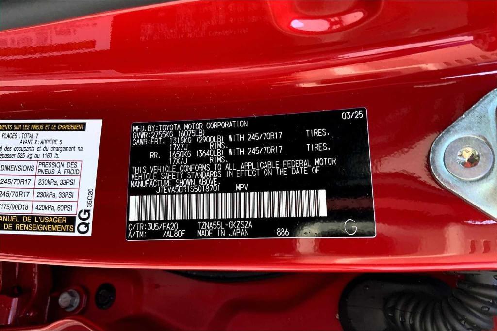 used 2025 Toyota 4Runner car, priced at $47,565