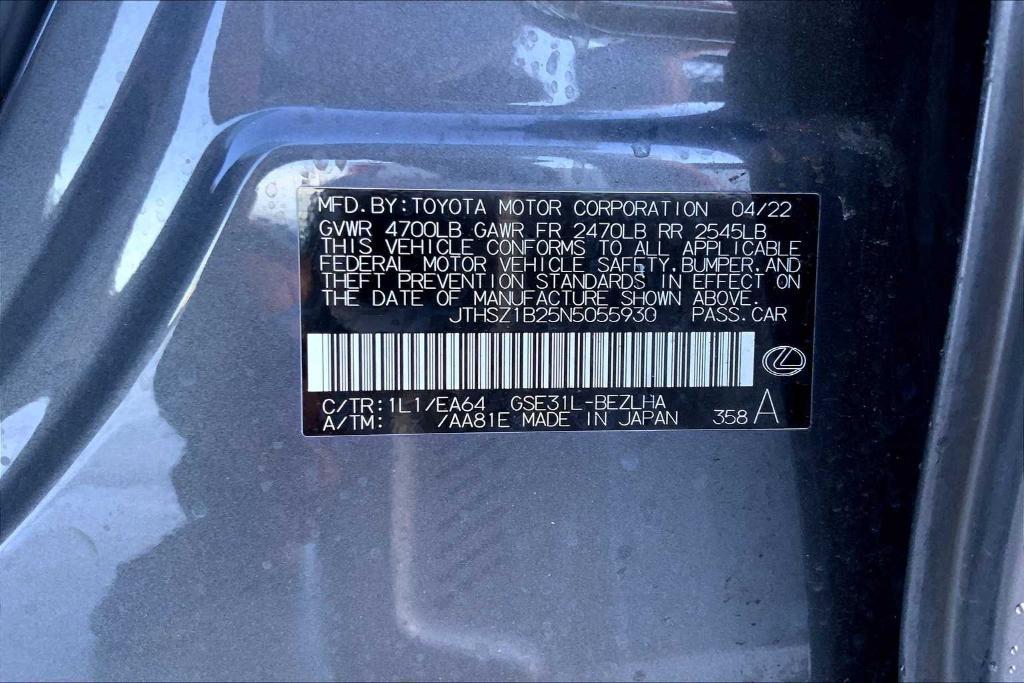 used 2022 Lexus IS 350 car, priced at $45,431