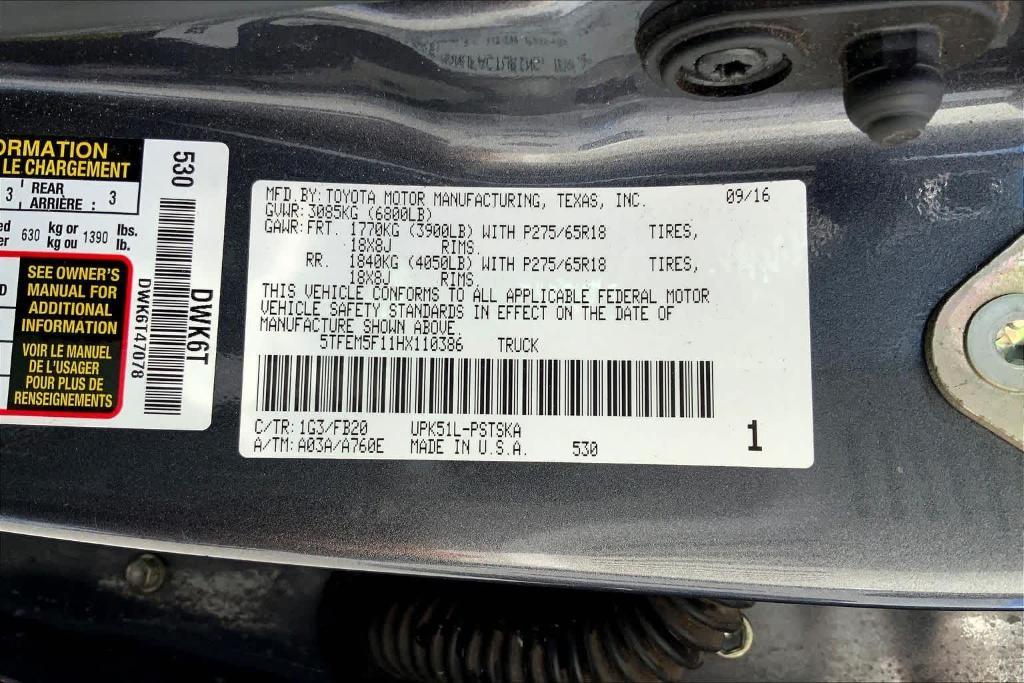 used 2017 Toyota Tundra car, priced at $26,811