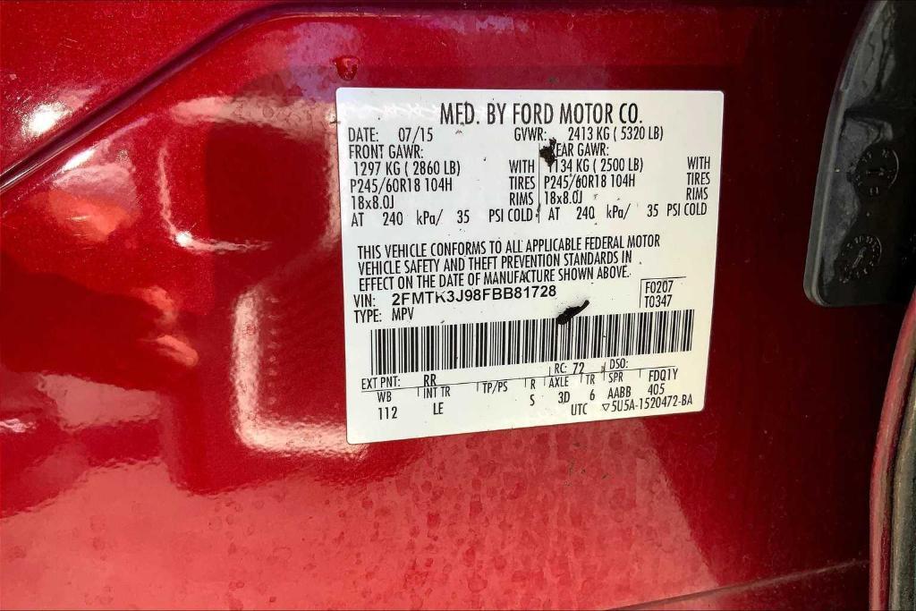 used 2015 Ford Edge car, priced at $7,999
