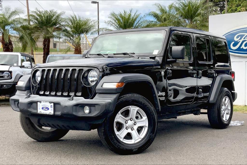 used 2020 Jeep Wrangler Unlimited car, priced at $27,500