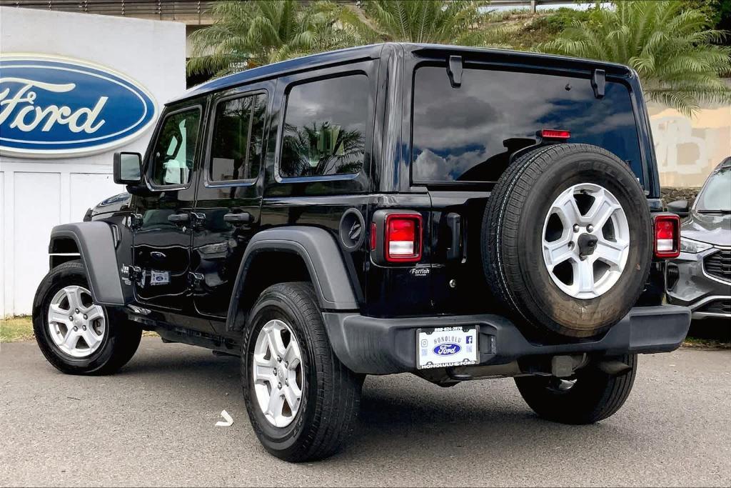 used 2020 Jeep Wrangler Unlimited car, priced at $27,500