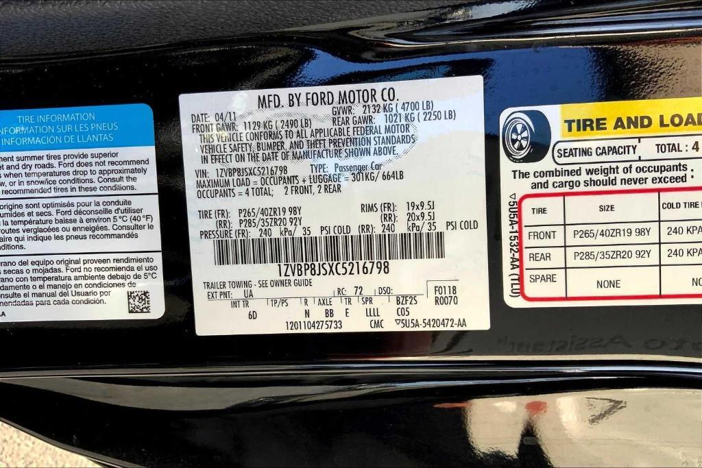 used 2012 Ford Shelby GT500 car, priced at $52,236