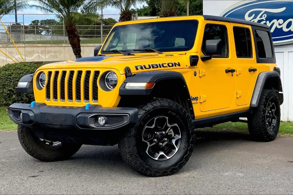 used 2021 Jeep Wrangler Unlimited 4xe car, priced at $37,444