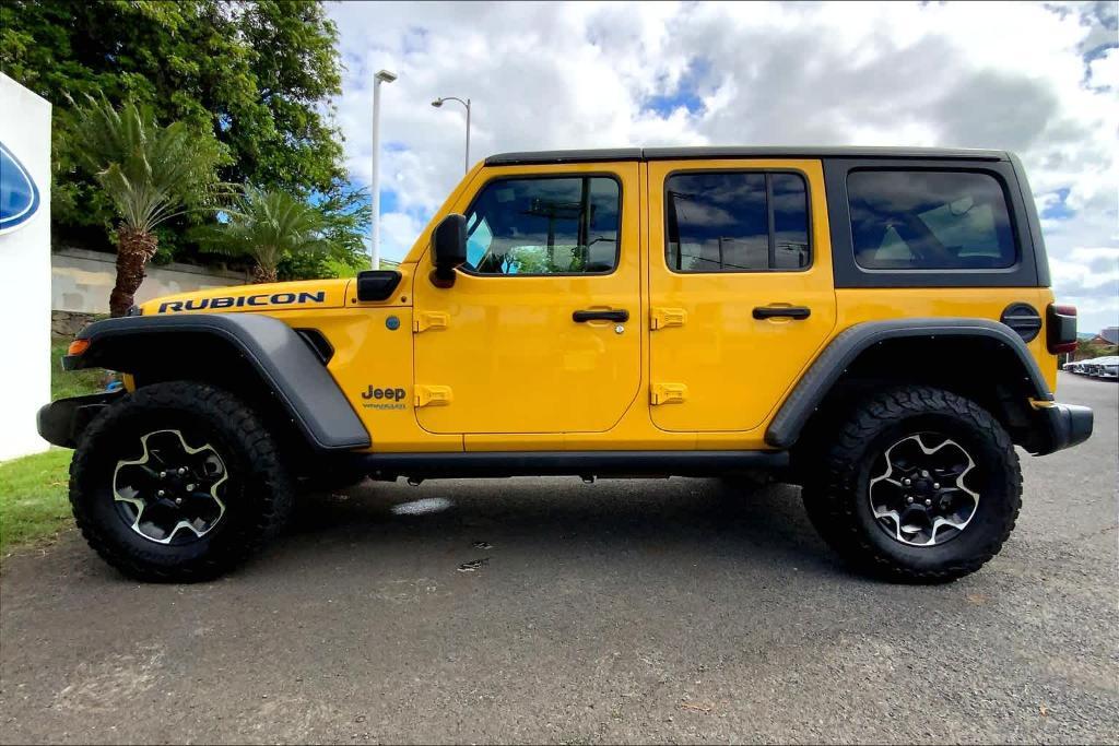 used 2021 Jeep Wrangler Unlimited 4xe car, priced at $37,444