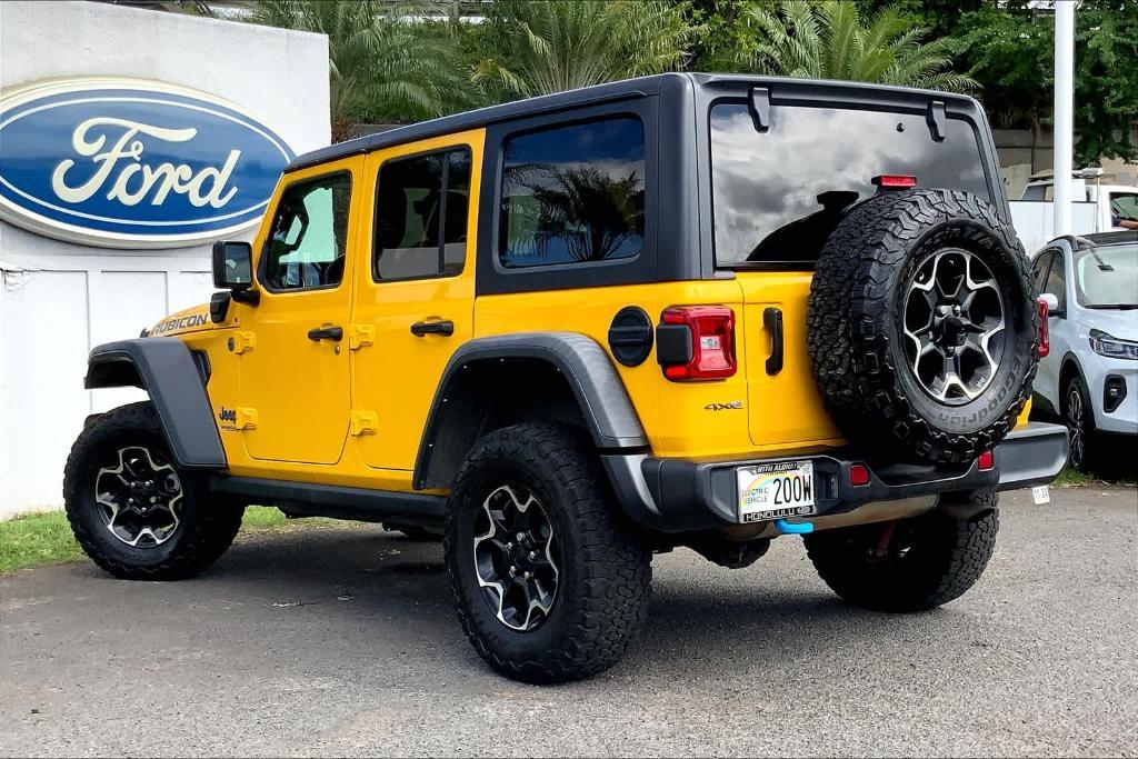 used 2021 Jeep Wrangler Unlimited 4xe car, priced at $37,444