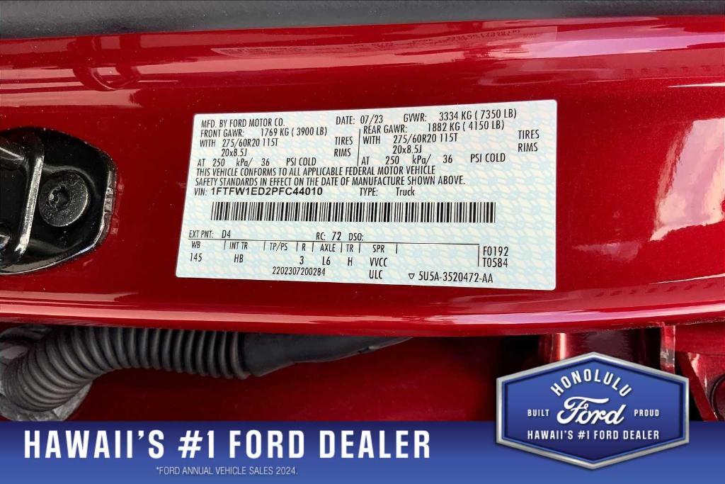 used 2023 Ford F-150 car