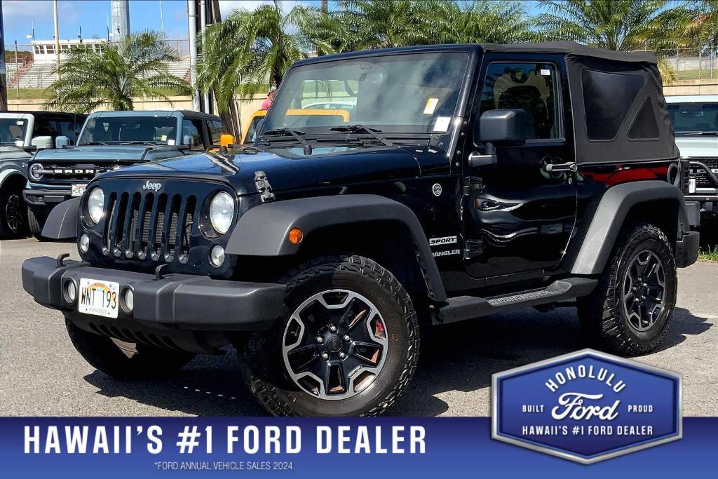 used 2017 Jeep Wrangler car, priced at $16,804