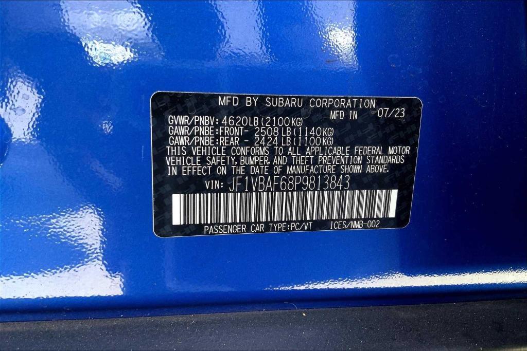 used 2023 Subaru WRX car, priced at $30,776