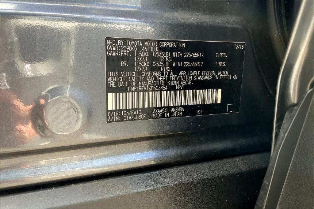 used 2019 Toyota RAV4 car, priced at $25,369