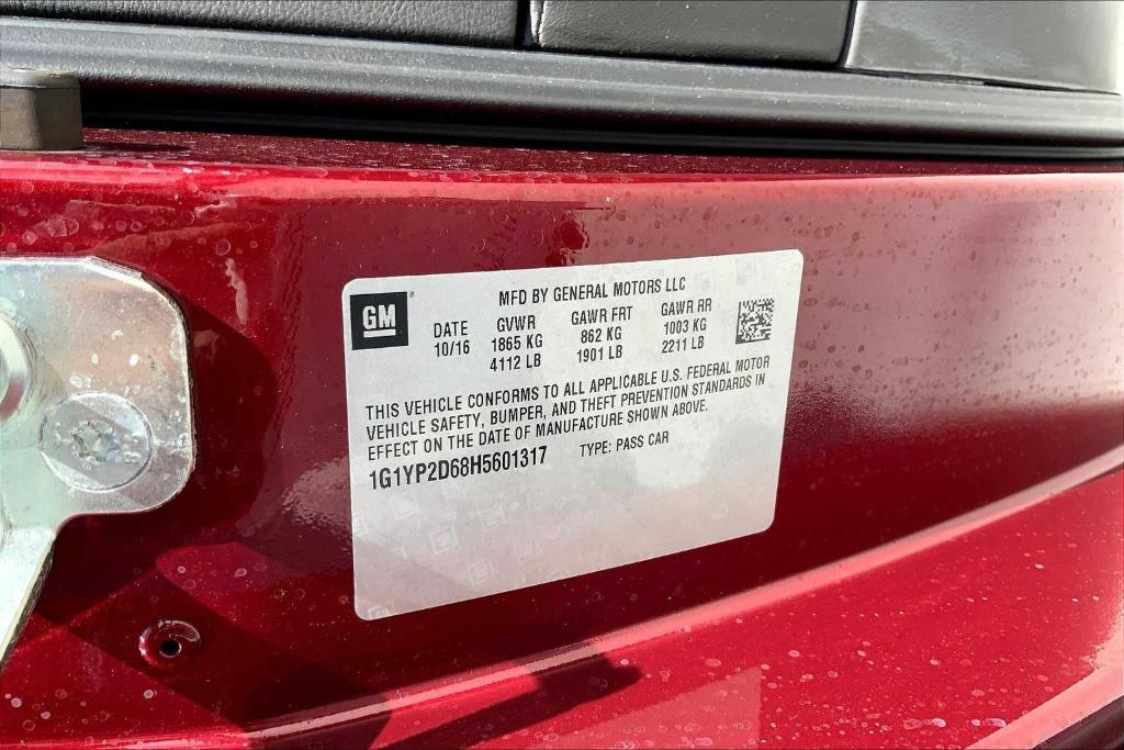 used 2017 Chevrolet Corvette car